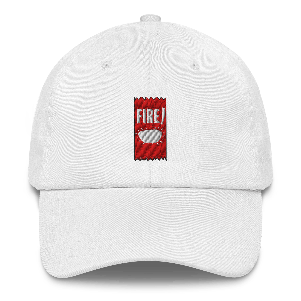 Taco Bell FIRE Hot Sauce Embroidered Dad Hat - Polychrome Goods 🍊