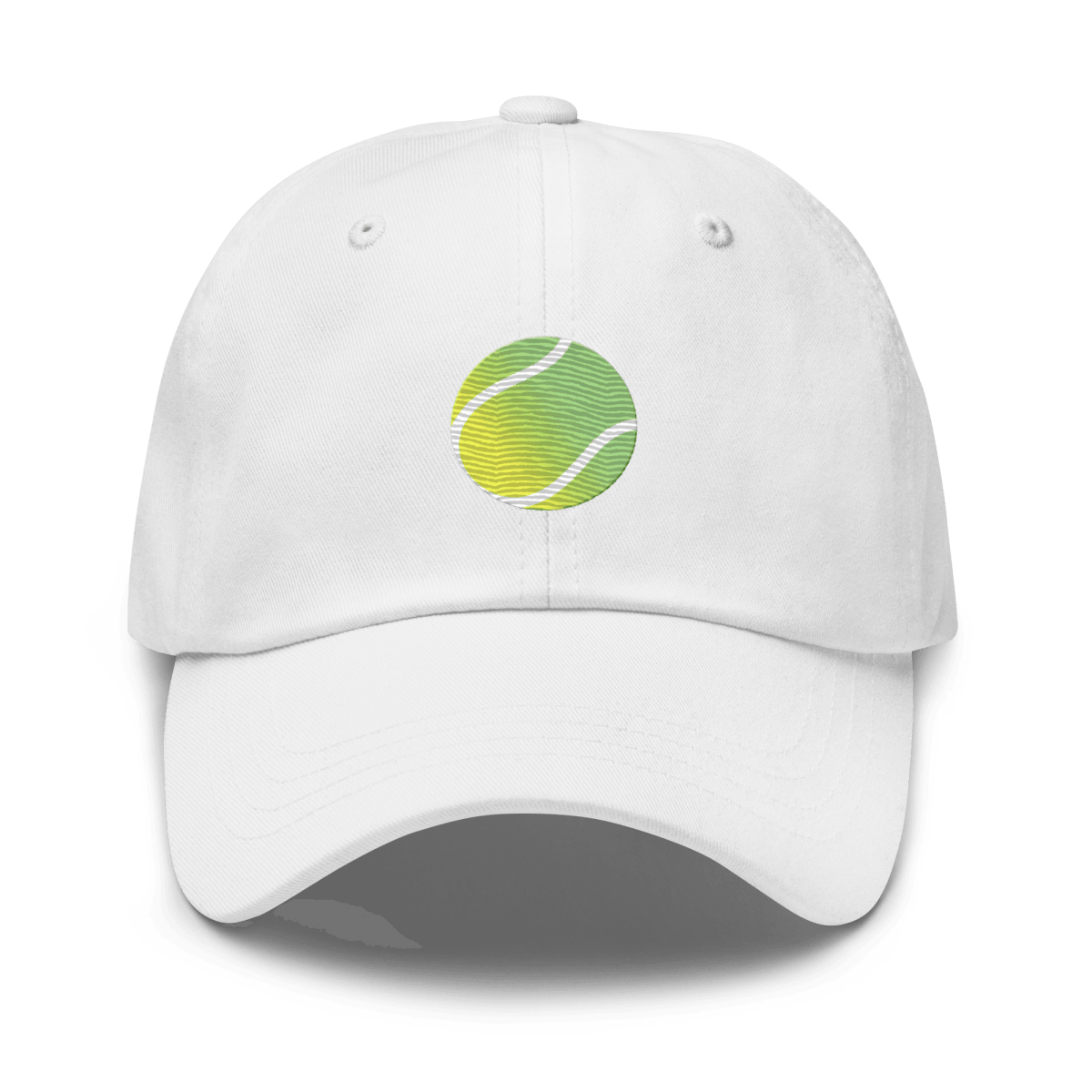 Tennis Ball Gradient Embroidered Dad Hat - Polychrome Goods 🍊