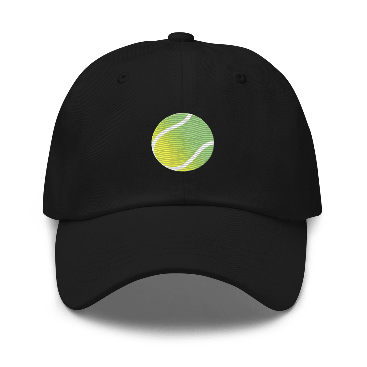 Tennis Ball Gradient Embroidered Dad Hat - Polychrome Goods 🍊