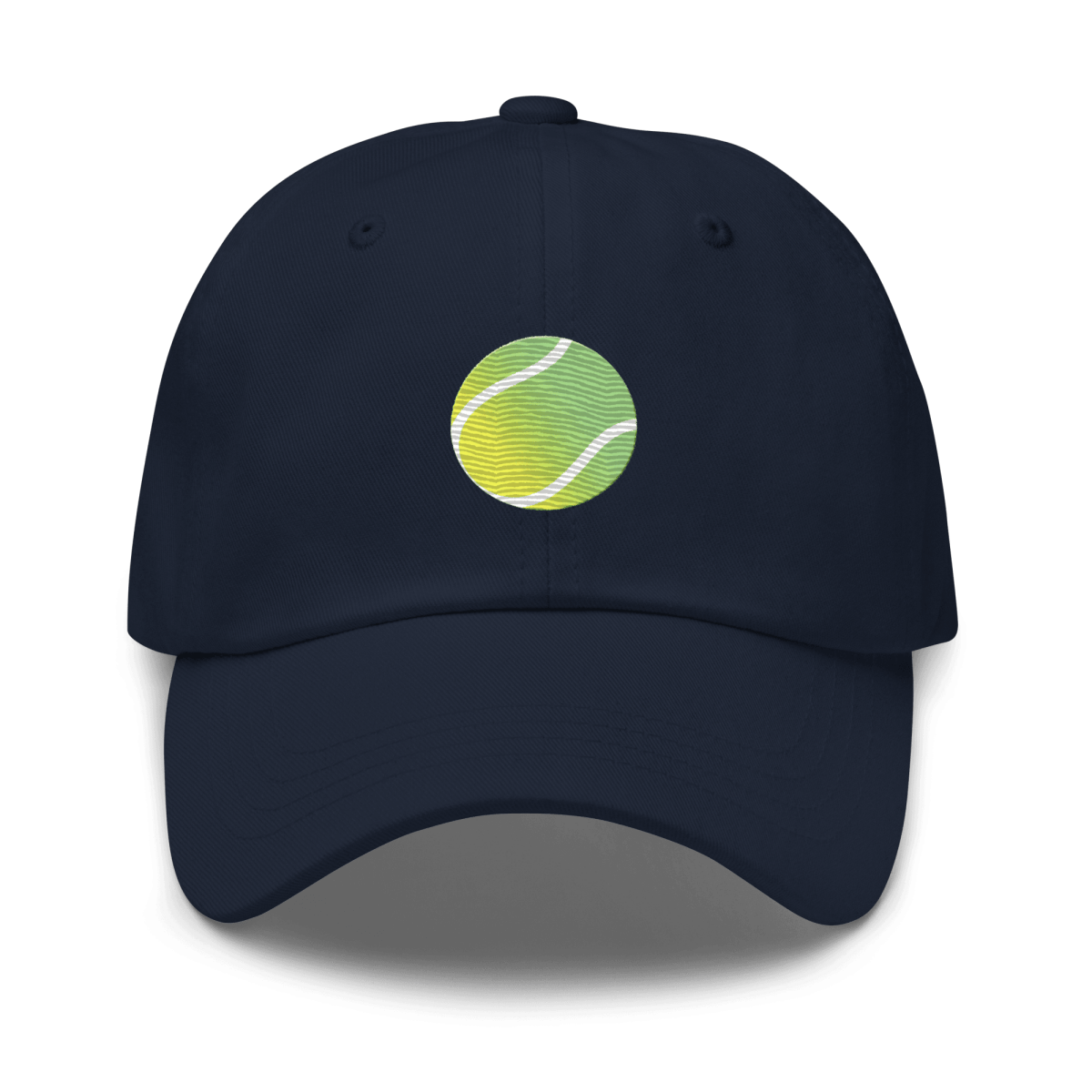 Tennis Ball Gradient Embroidered Dad Hat - Polychrome Goods 🍊