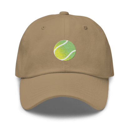 Tennis Ball Gradient Embroidered Dad Hat - Polychrome Goods 🍊