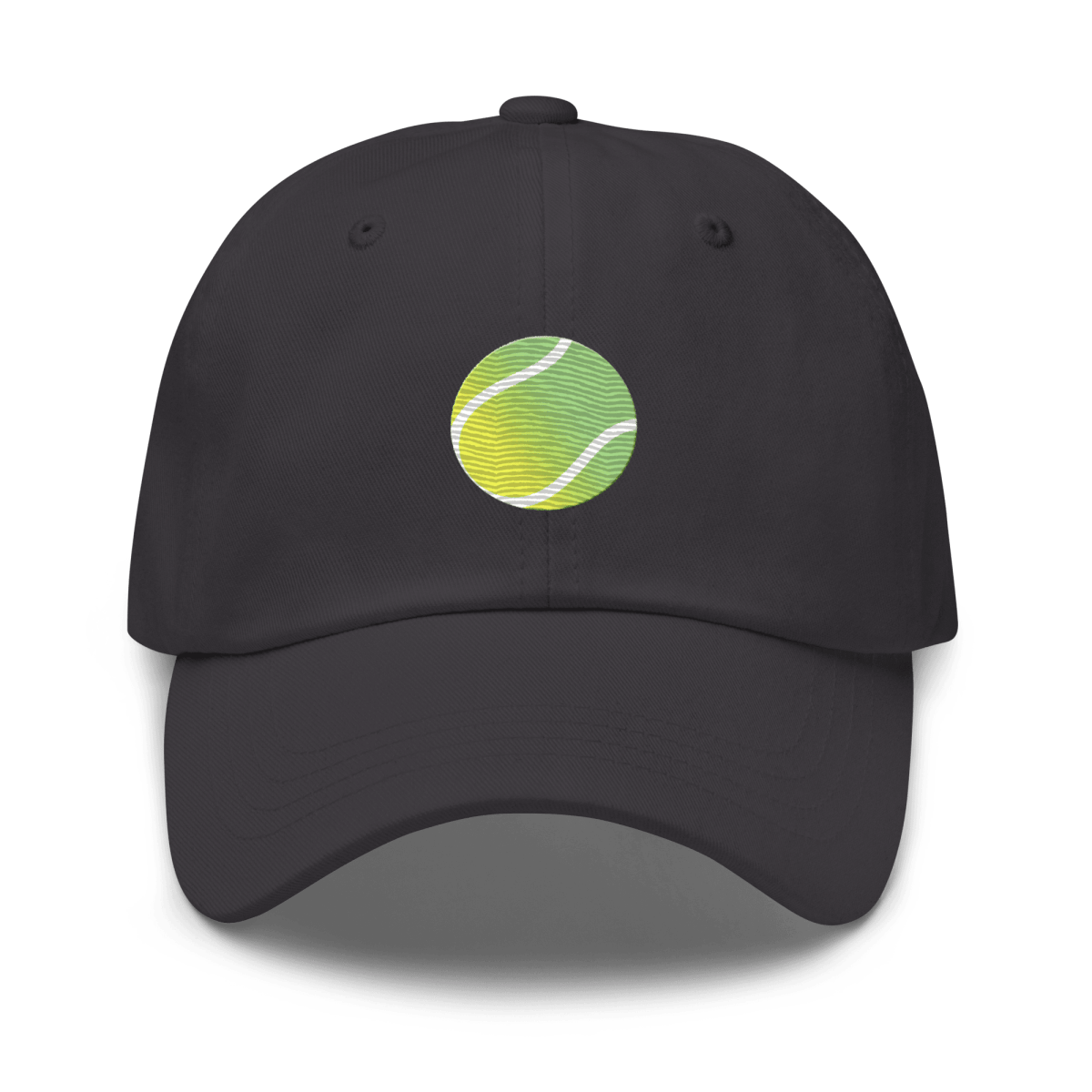 Tennis Ball Gradient Embroidered Dad Hat - Polychrome Goods 🍊