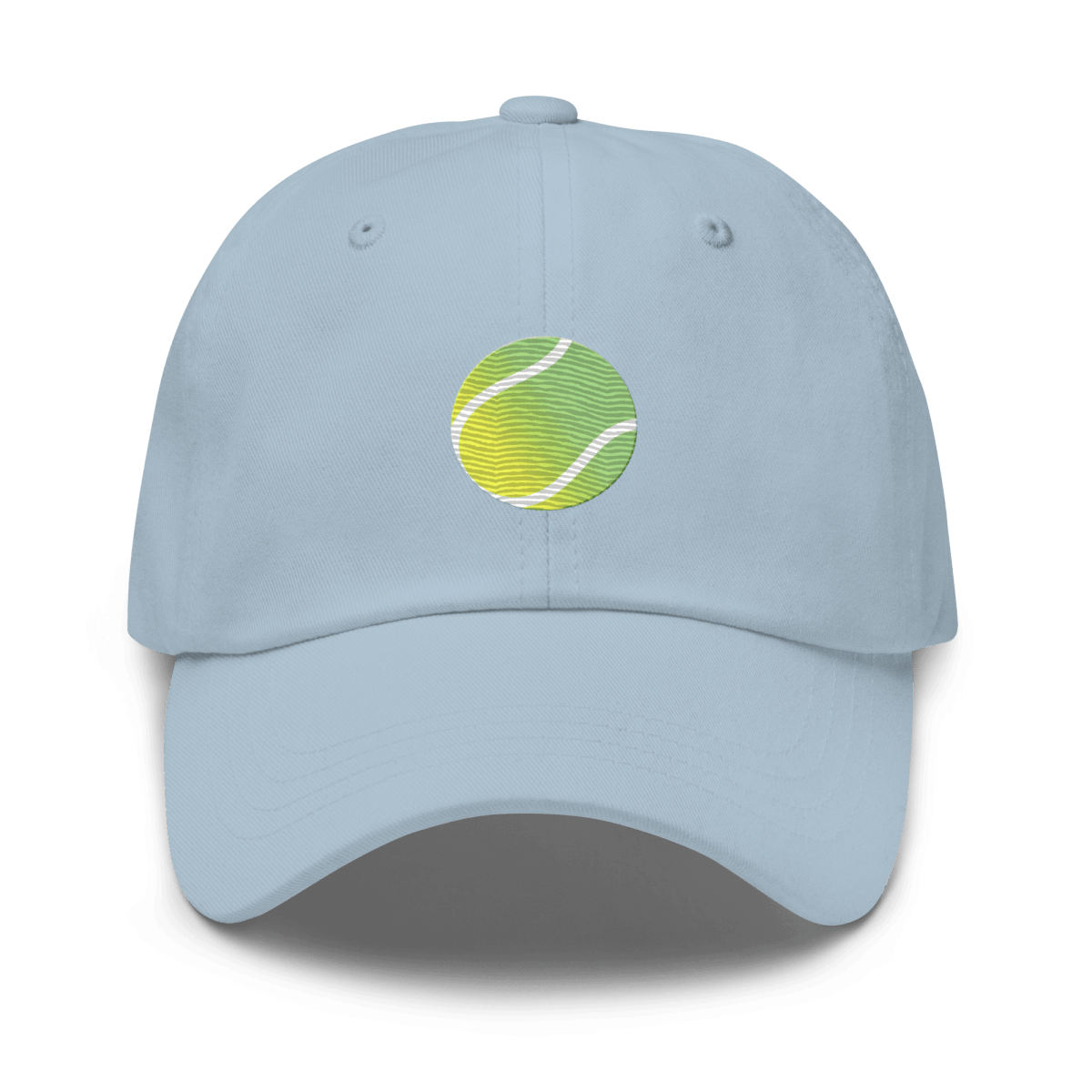 Tennis Ball Gradient Embroidered Dad Hat - Polychrome Goods 🍊