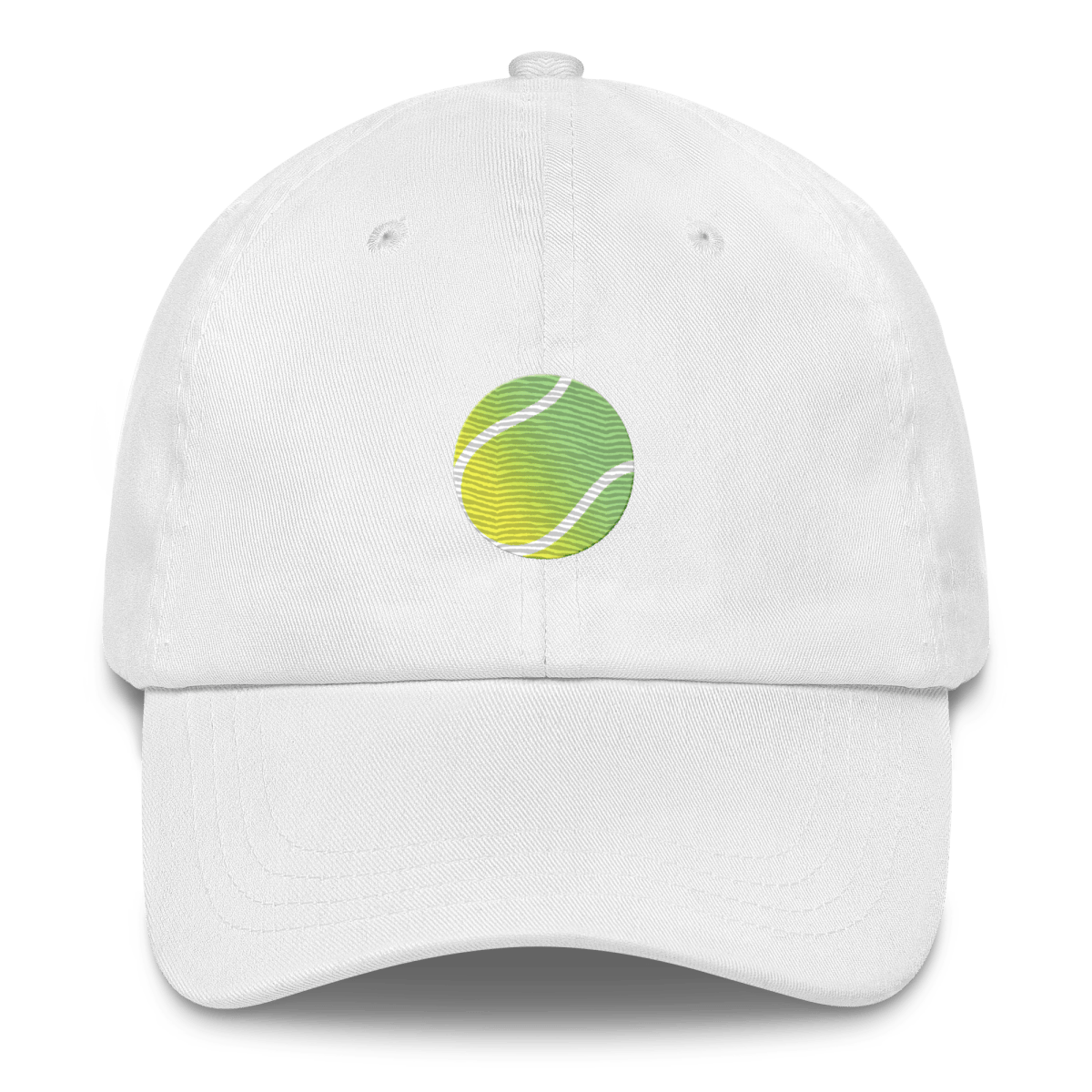 Tennis Ball Gradient Embroidered Dad Hat - Polychrome Goods 🍊