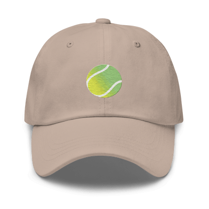 Tennis Ball Gradient Embroidered Dad Hat - Polychrome Goods 🍊