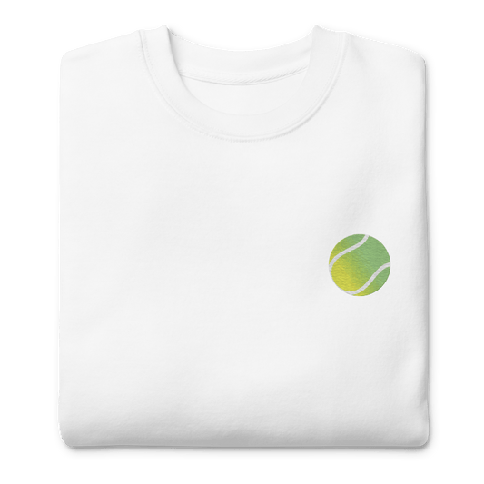 Tennis 🎾 is my Heart Embroidered Shirt - Polychrome Goods 🍊