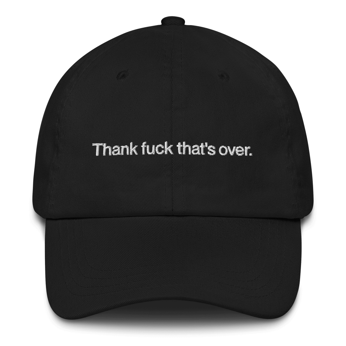 Thank fuck that's over. Dad Hat - Polychrome Goods 🍊