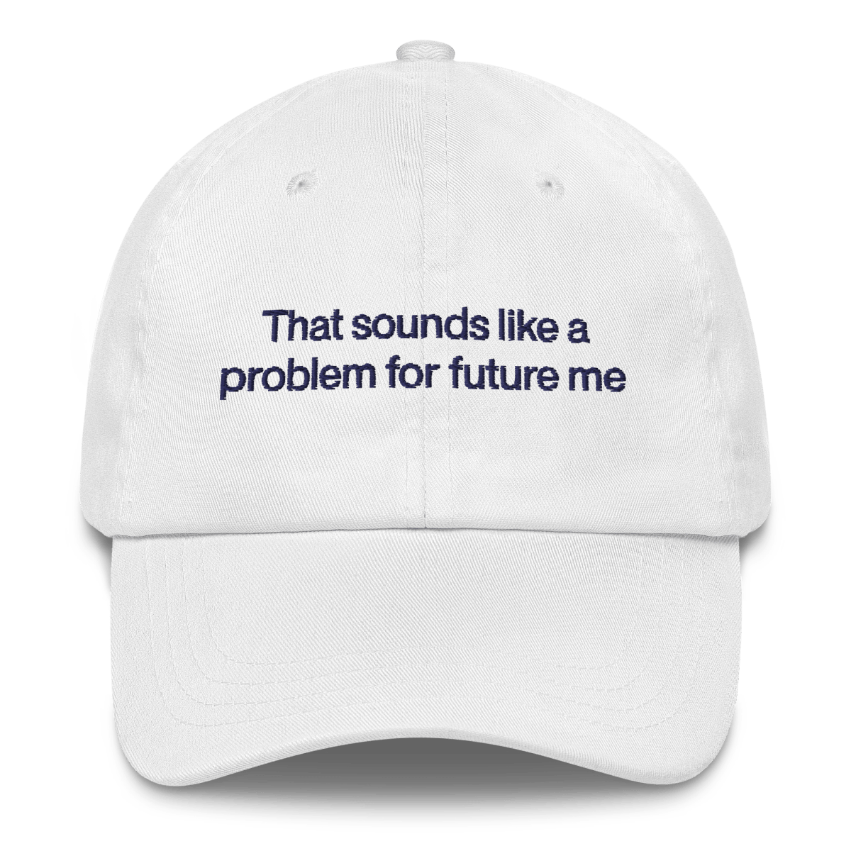 That sounds like a problem for future me Embroidered Hat - Polychrome Goods 🍊