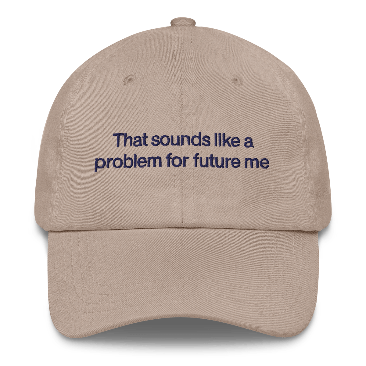 That sounds like a problem for future me Embroidered Hat - Polychrome Goods 🍊