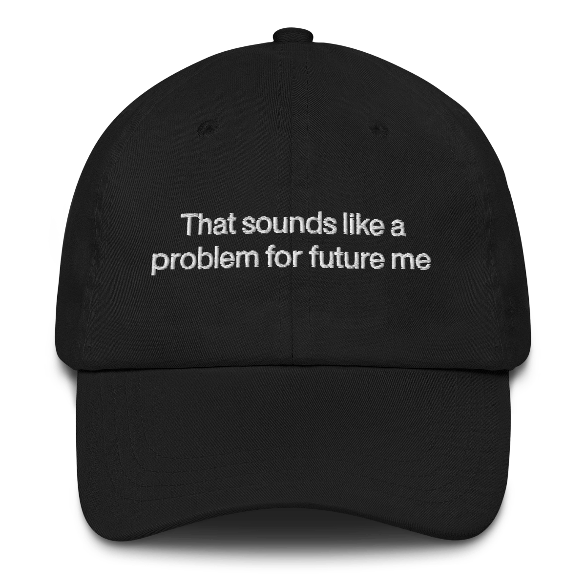 That sounds like a problem for future me Embroidered Hat - Polychrome Goods 🍊