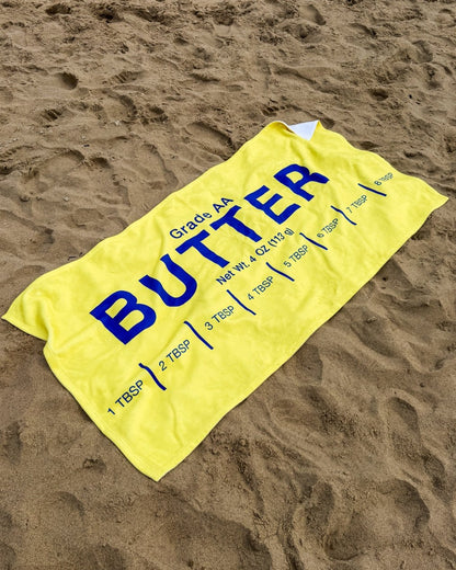 The Butter Beach Towel 🧈 - Polychrome Goods 🍊