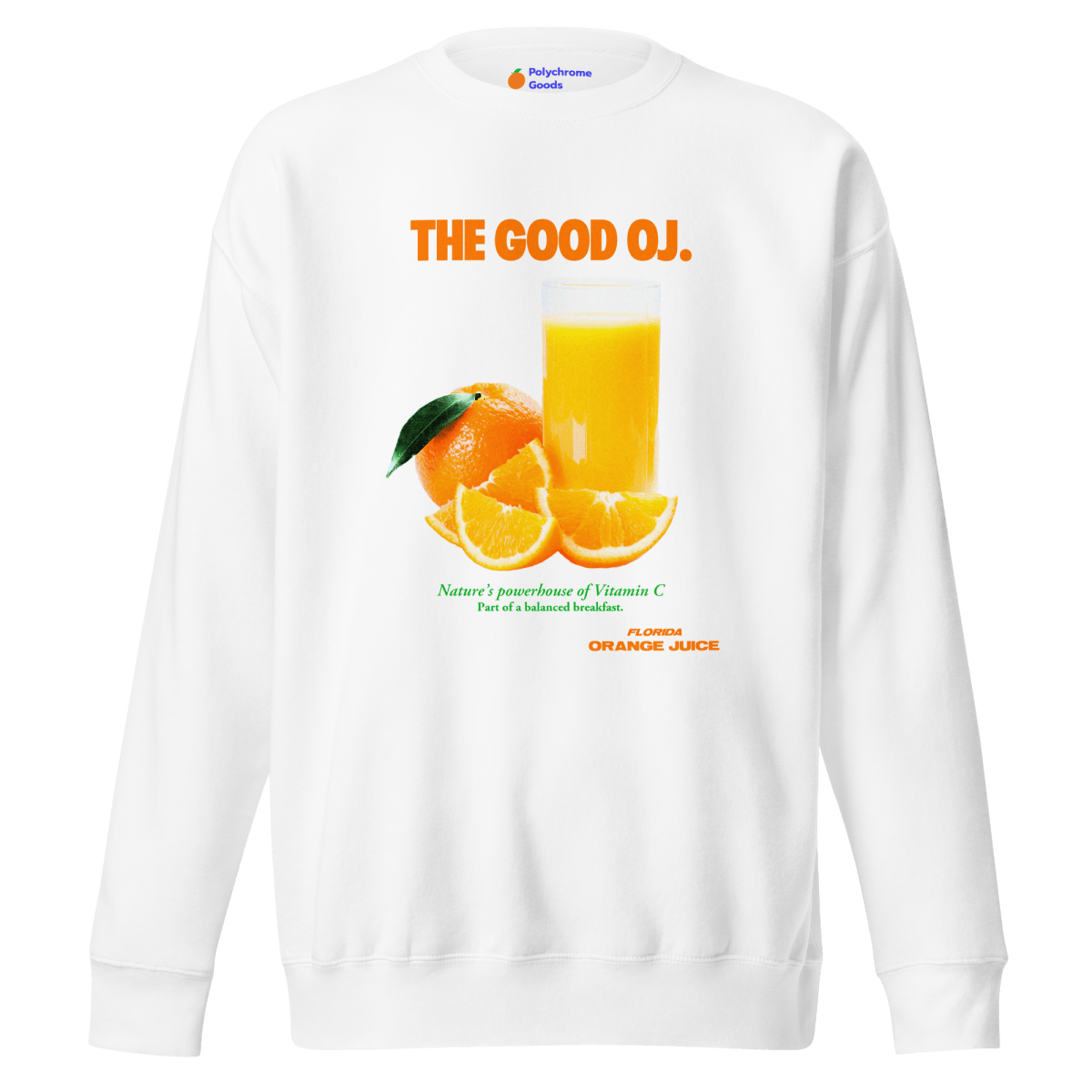 The Good OJ Breakfast Sweatshirt - Polychrome Goods 🍊