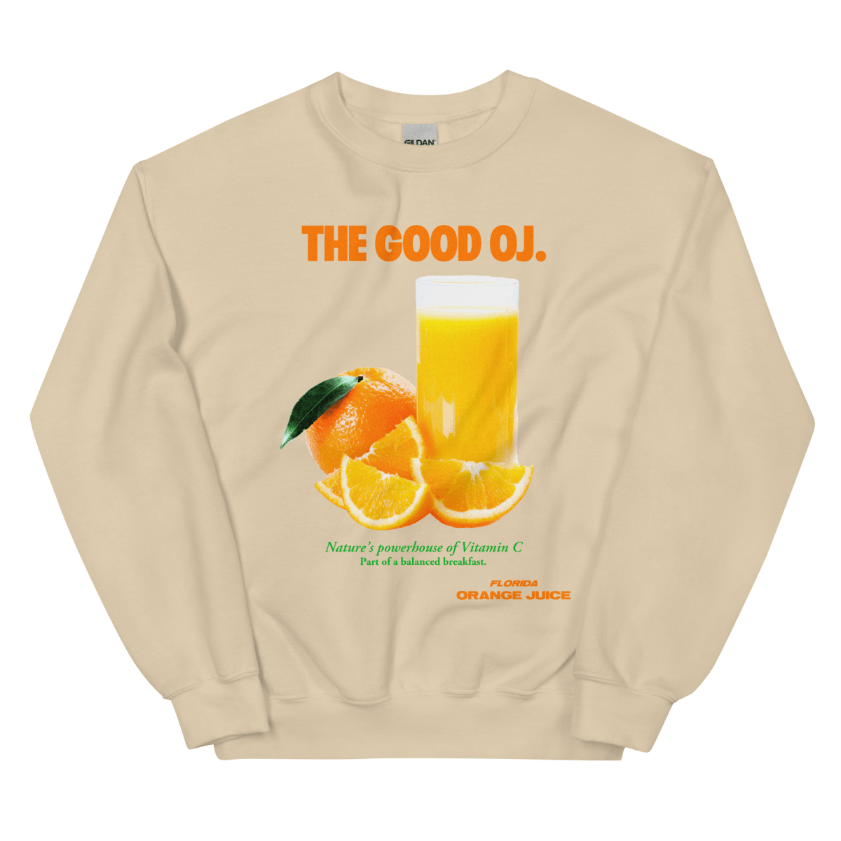 The Good OJ Breakfast Sweatshirt - Polychrome Goods 🍊