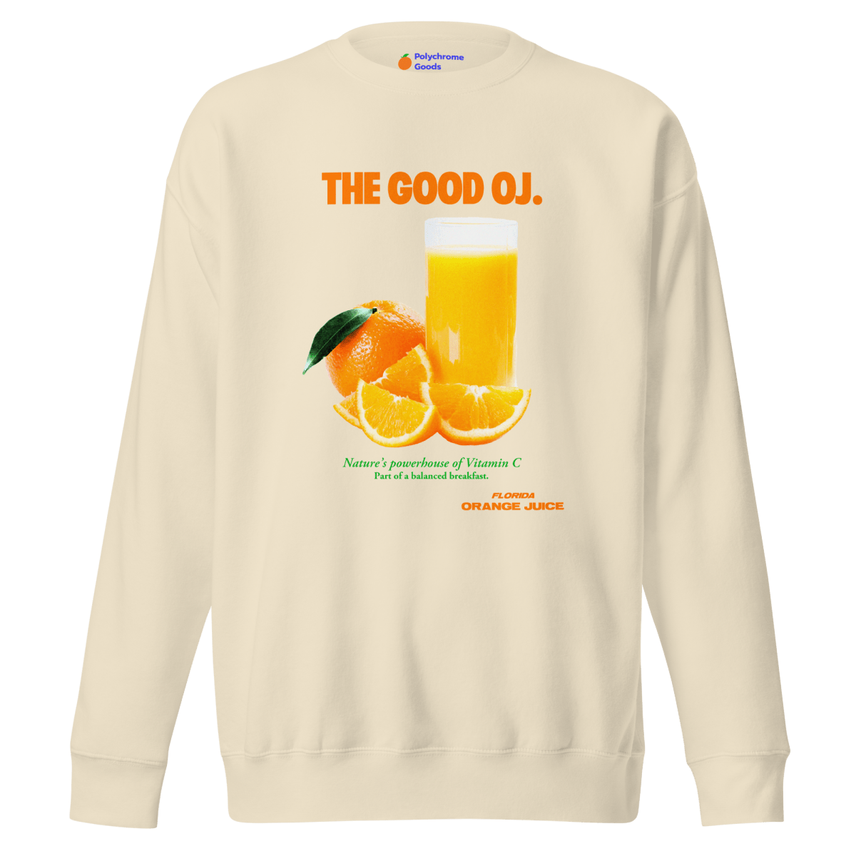 The Good OJ Breakfast Sweatshirt - Polychrome Goods 🍊