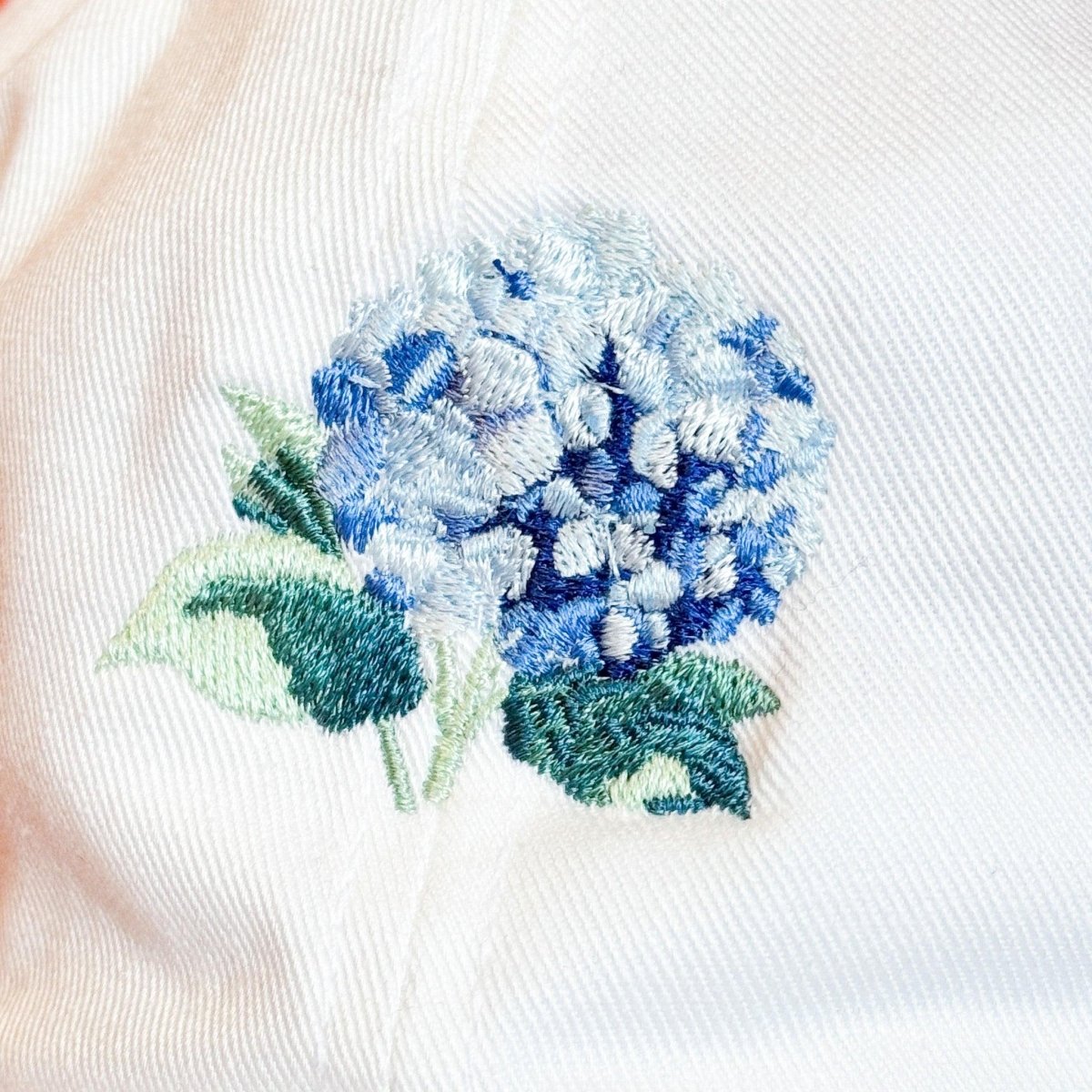 Polychrome Gradient Hydrangea Flower Hat 🌸 – Elegant Gradient Embroidery – Polychrome Goods