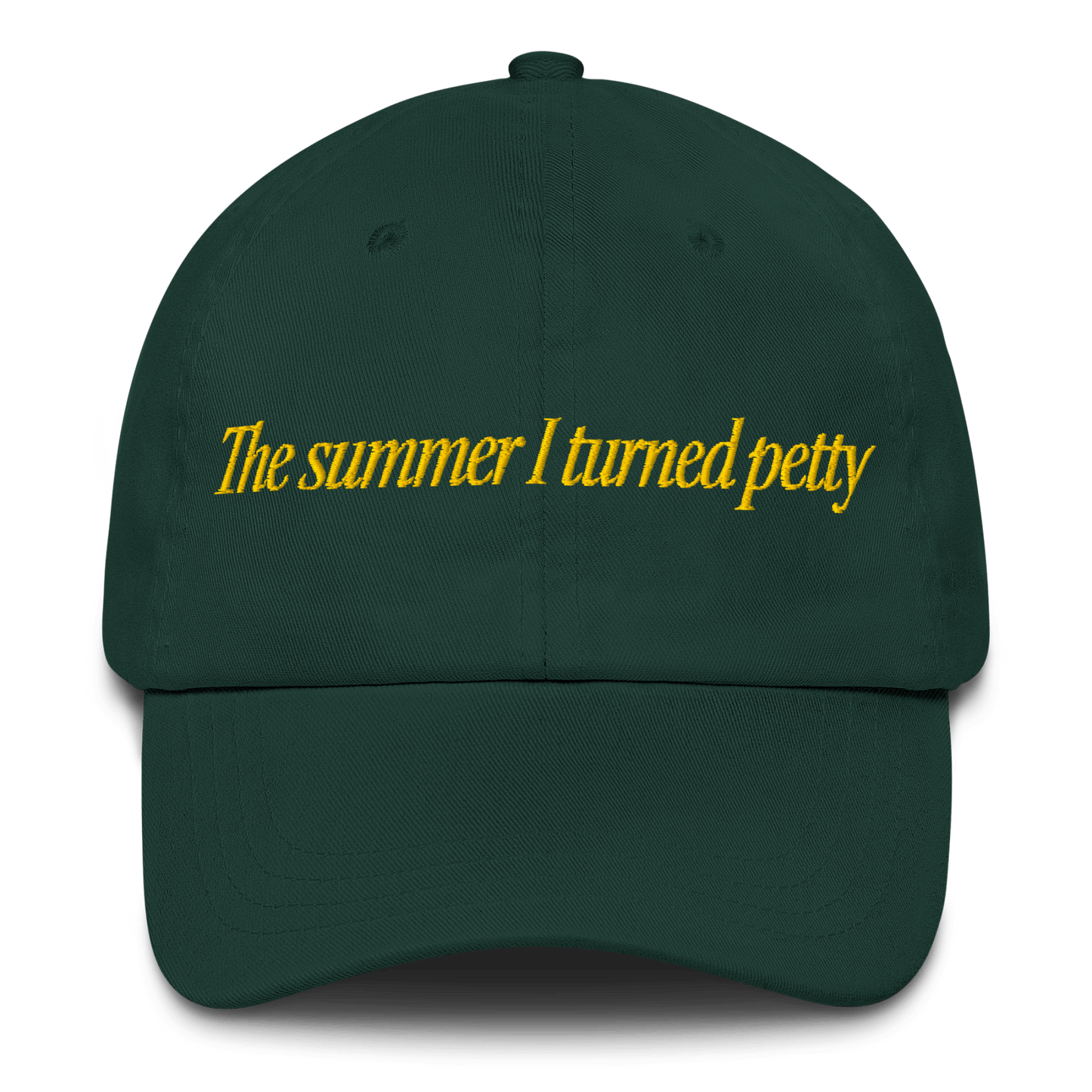 The Summer I Turned Petty Embroidered Hat - Polychrome Goods 🍊