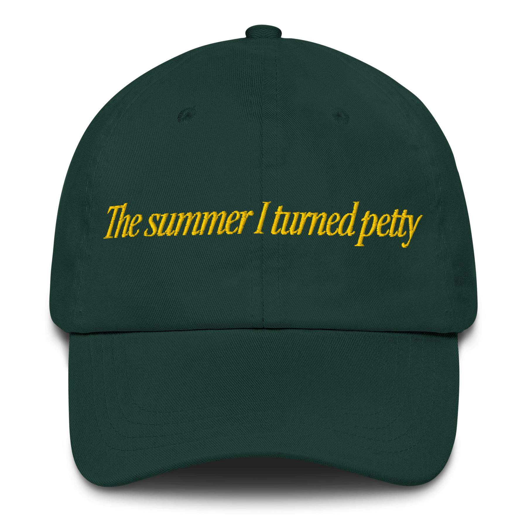 The Summer I Turned Petty Embroidered Hat - Polychrome Goods 🍊