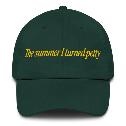 The Summer I Turned Petty Embroidered Hat - Polychrome Goods 🍊