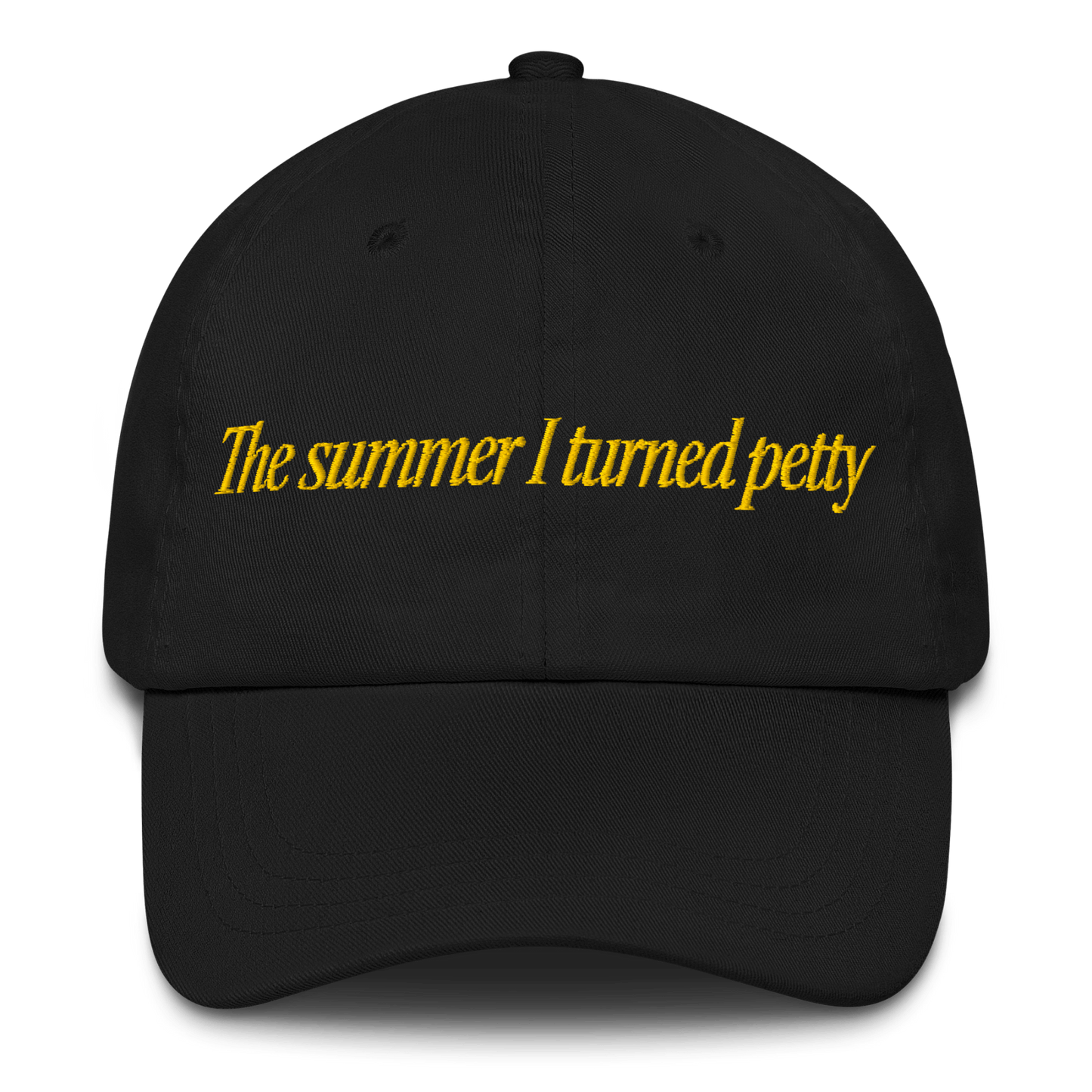 The Summer I Turned Petty Embroidered Hat - Polychrome Goods 🍊