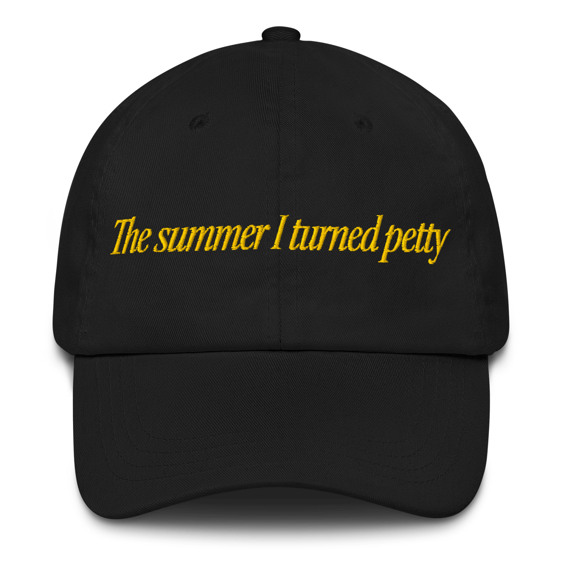 The Summer I Turned Petty Embroidered Hat - Polychrome Goods 🍊
