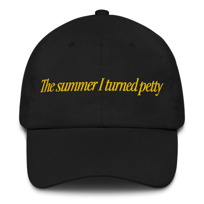 The Summer I Turned Petty Embroidered Hat - Polychrome Goods 🍊