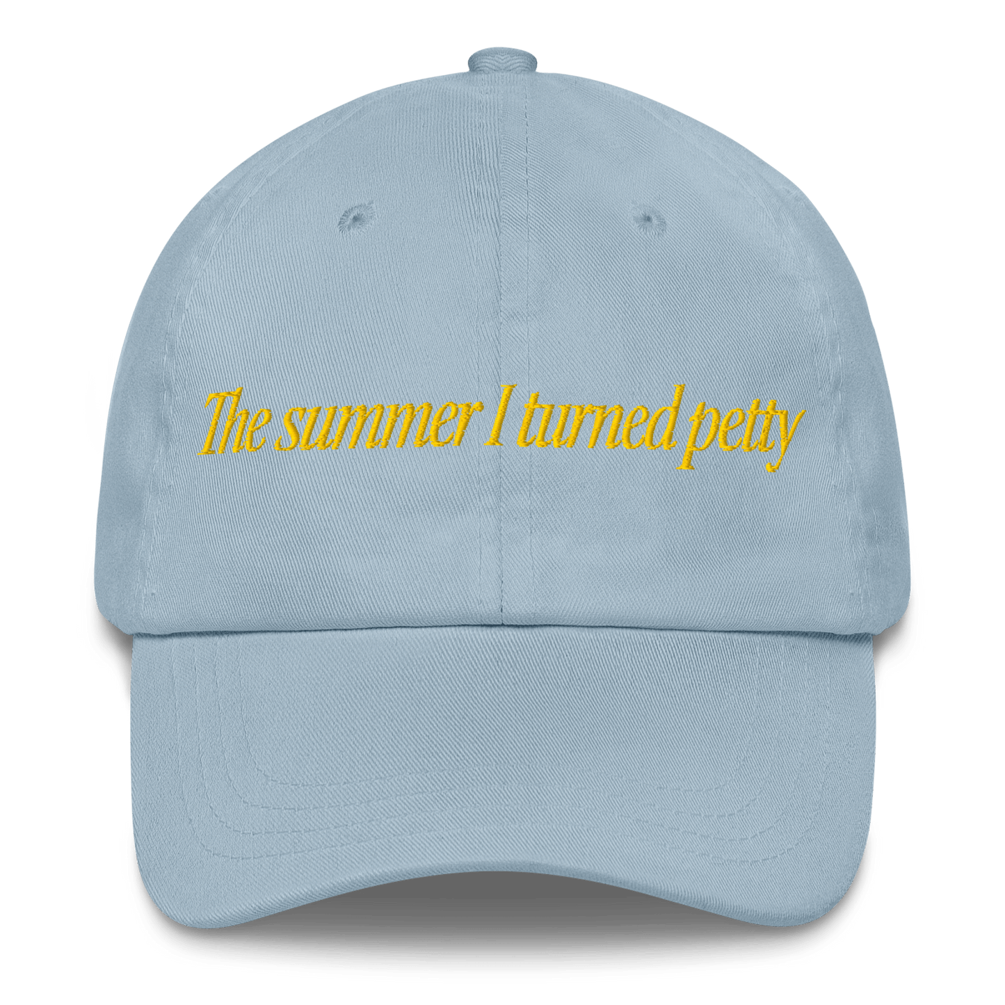 The Summer I Turned Petty Embroidered Hat - Polychrome Goods 🍊