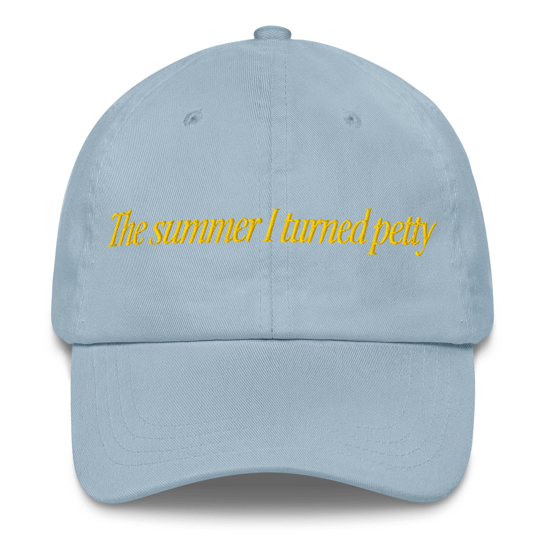 The Summer I Turned Petty Embroidered Hat - Polychrome Goods 🍊