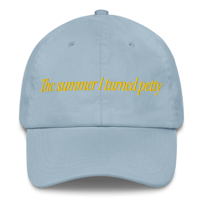 The Summer I Turned Petty Embroidered Hat - Polychrome Goods 🍊