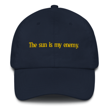 The sun is my enemy. Embroidered Hat - Polychrome Goods 🍊