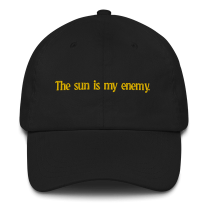 The sun is my enemy. Embroidered Hat - Polychrome Goods 🍊