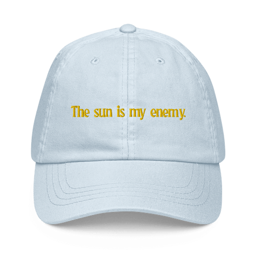 The sun is my enemy. Embroidered Hat