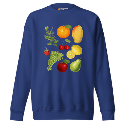 The Super Fruity Sweatshirt 🍊🍋🍒🍏 - Polychrome Goods 🍊