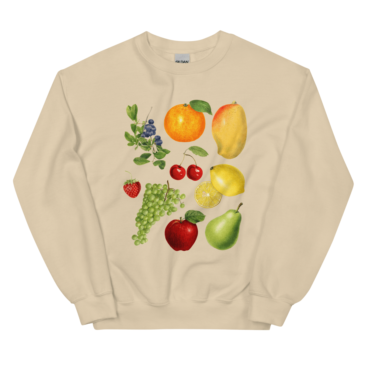 The Super Fruity Sweatshirt 🍊🍋🍒🍏 - Polychrome Goods 🍊