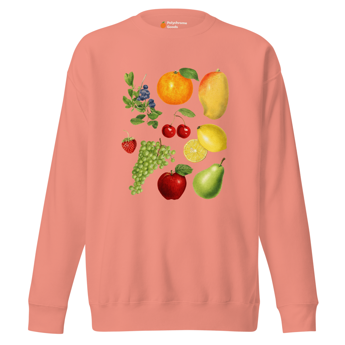 The Super Fruity Sweatshirt 🍊🍋🍒🍏 - Polychrome Goods 🍊