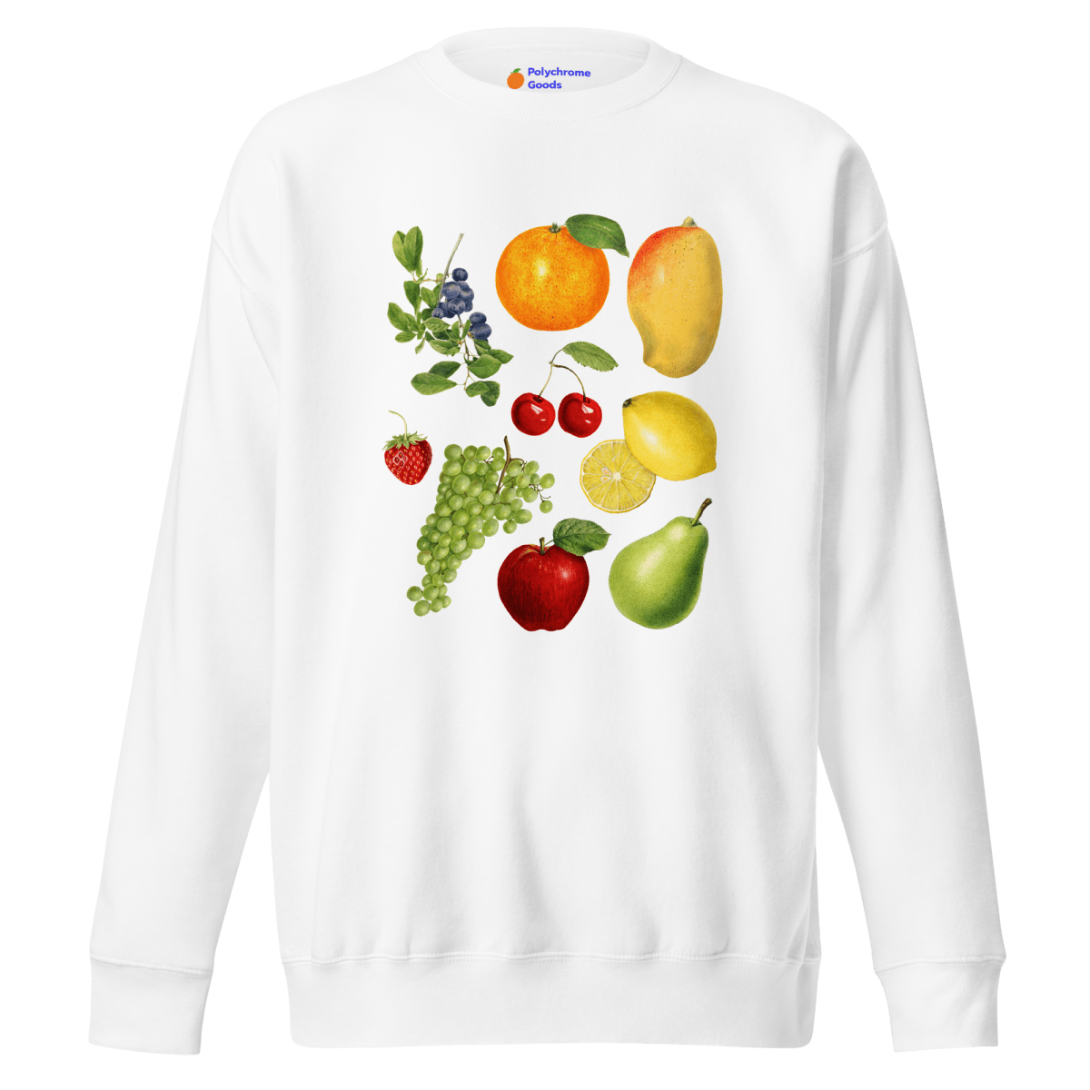 The Super Fruity Sweatshirt 🍊🍋🍒🍏 - Polychrome Goods 🍊