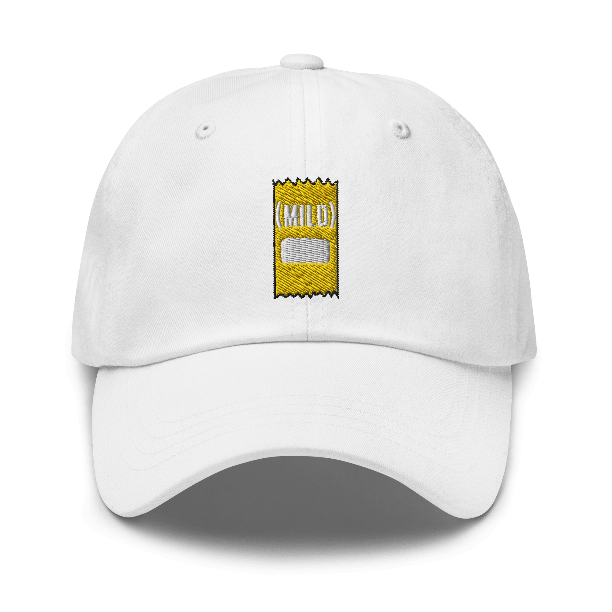 The Taco Bell MILD Hot Sauce Embroidered Dad Hat - Polychrome Goods 🍊