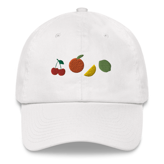 The Tutti Frutti Embroidered Hat - Polychrome Goods 🍊