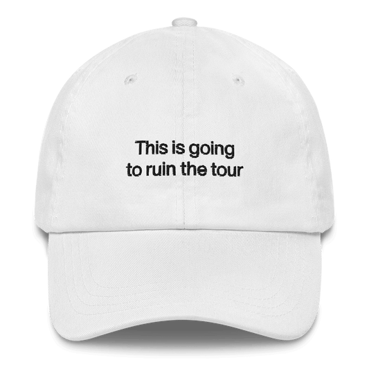 This is going to ruin the tour Embroidered Justin Timberlake Hat - Polychrome Goods 🍊