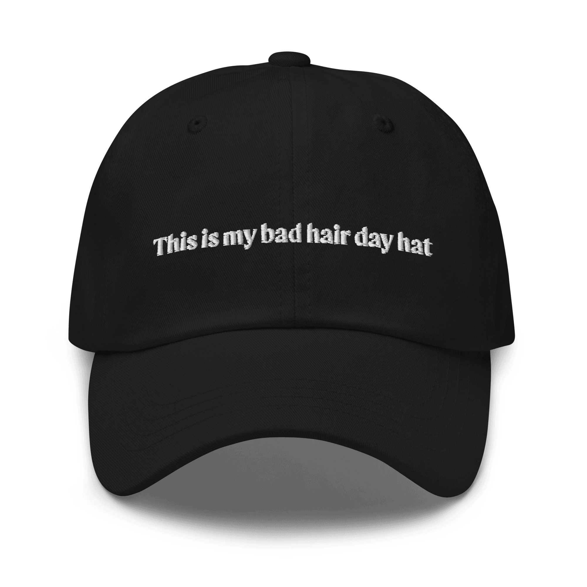 "This is my bad hair day hat" Embroidered Dad Hat - Polychrome Goods 🍊