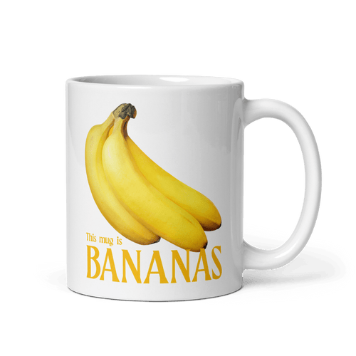 Cette tasse est une tasse à café de bananes