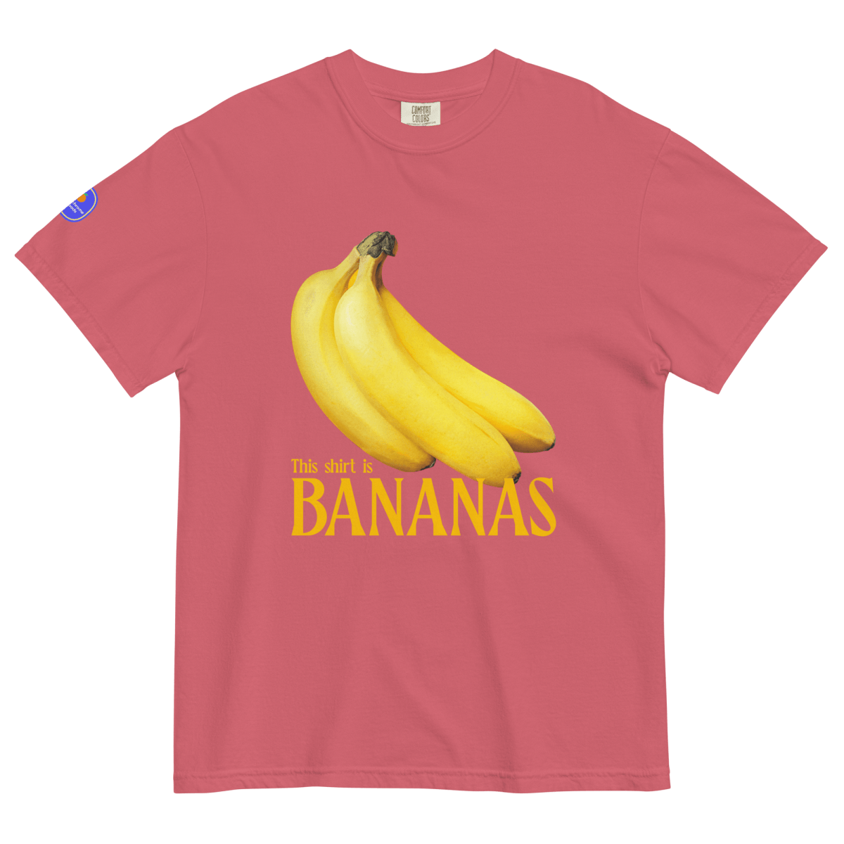 This shirt is BANANAS Shirt - Polychrome Goods 🍊