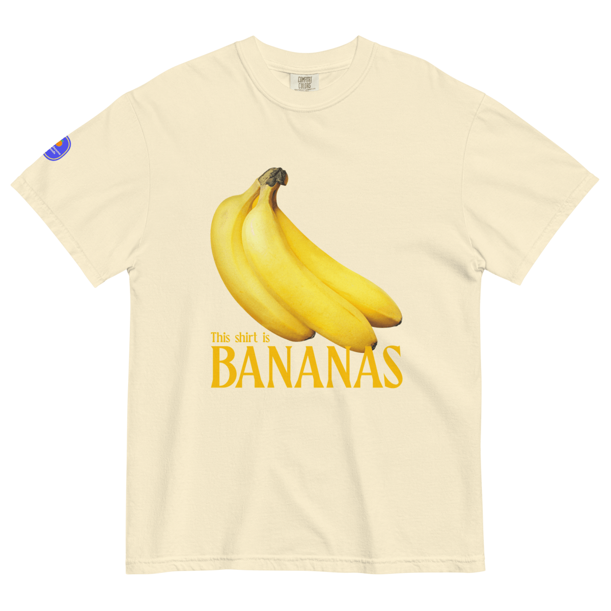 This shirt is BANANAS Shirt - Polychrome Goods 🍊