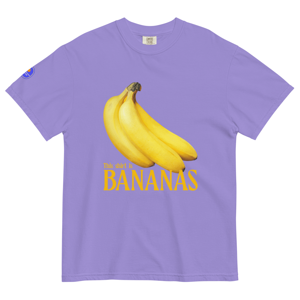 This shirt is BANANAS Shirt - Polychrome Goods 🍊