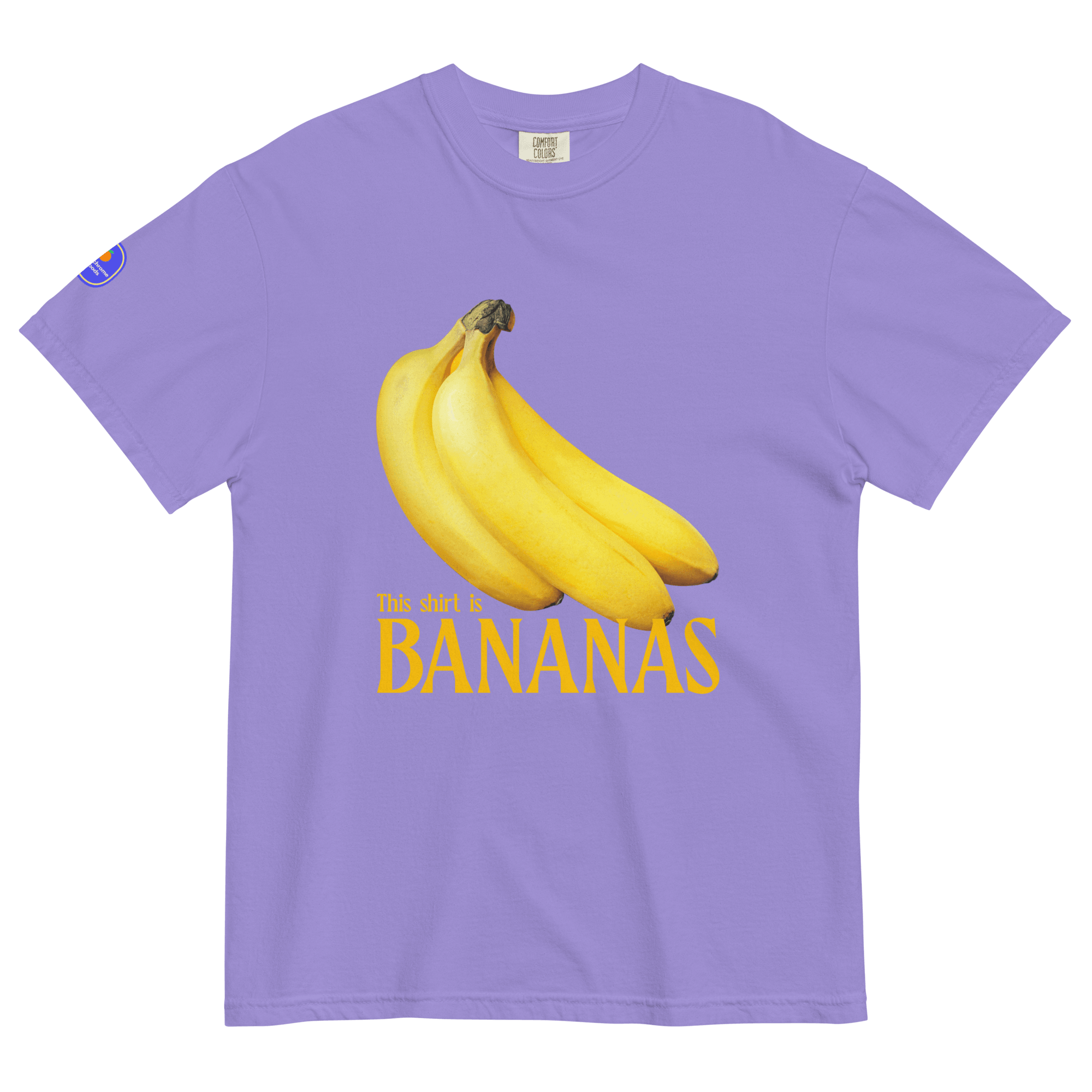This shirt is BANANAS Shirt - Polychrome Goods 🍊