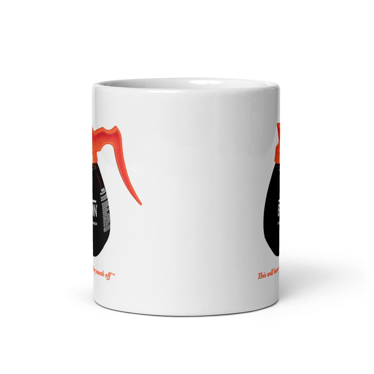 This Will Burn Your F*ing Mouth Off - Coffee Pot Mug - Polychrome Goods 🍊