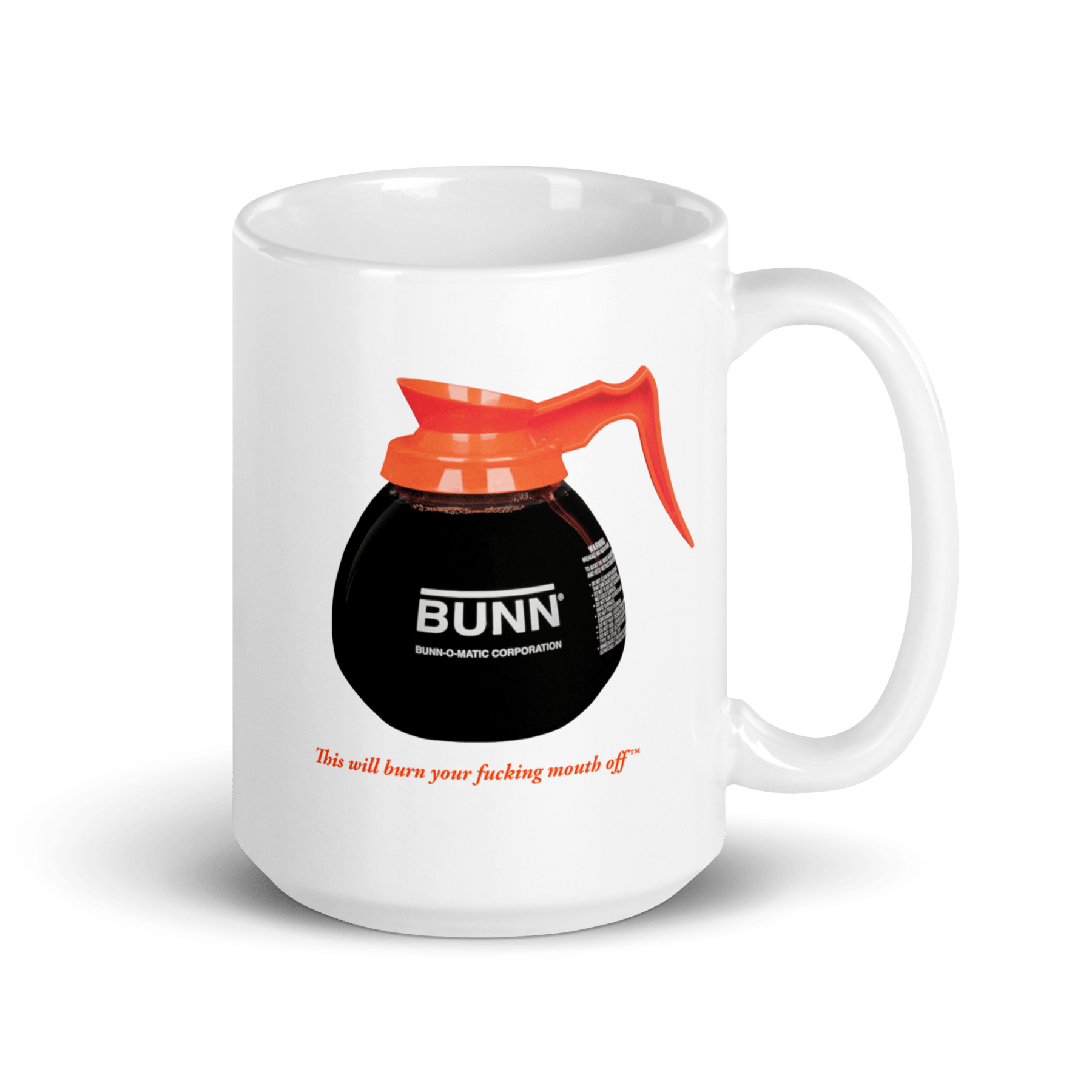 This Will Burn Your F*ing Mouth Off - Coffee Pot Mug - Polychrome Goods