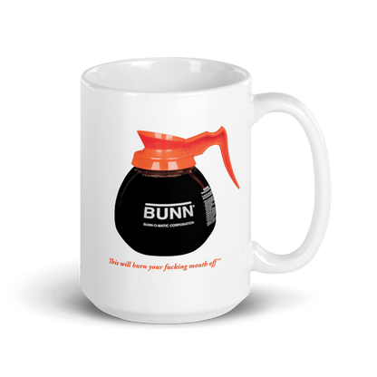 This Will Burn Your F*ing Mouth Off - Coffee Pot Mug - Polychrome Goods