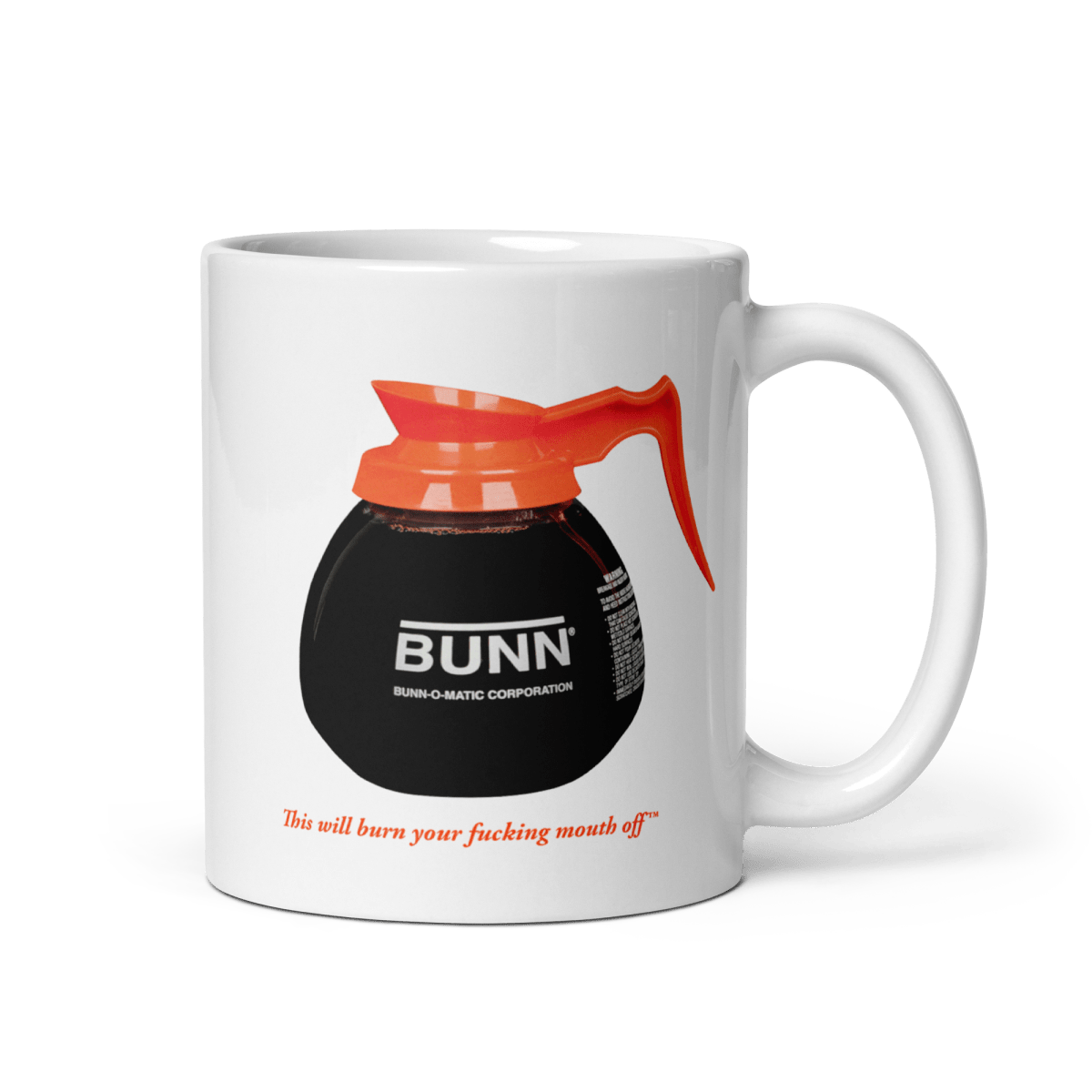 This Will Burn Your F*ing Mouth Off - Coffee Pot Mug - Polychrome Goods 🍊