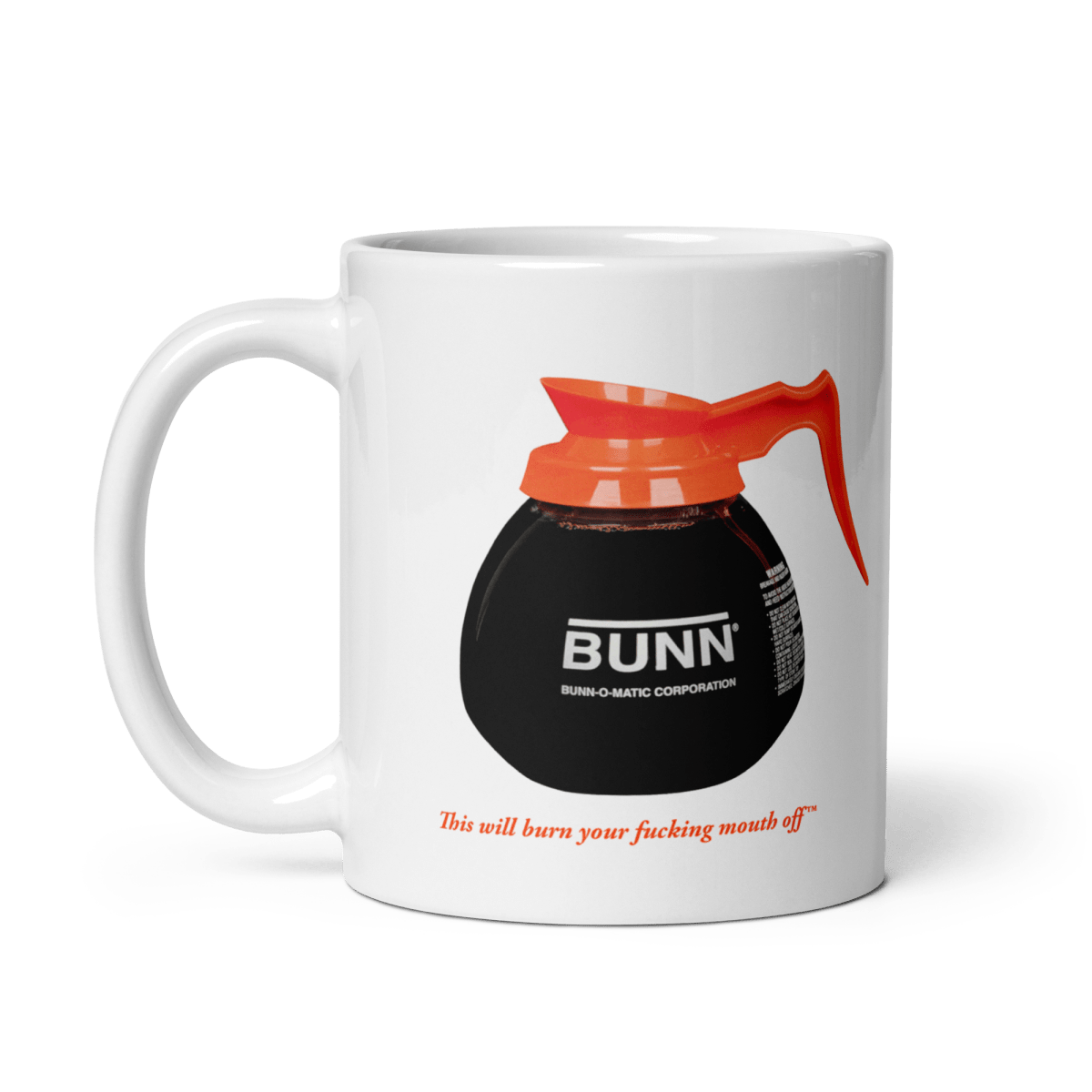 This Will Burn Your F*ing Mouth Off - Coffee Pot Mug - Polychrome Goods 🍊