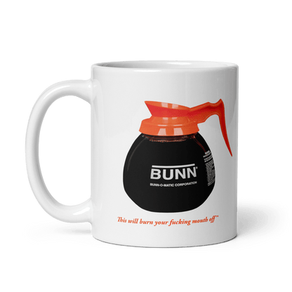 This Will Burn Your F*ing Mouth Off - Coffee Pot Mug - Polychrome Goods 🍊